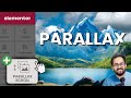 Elementor Free - Parallax Scrolling Effect
