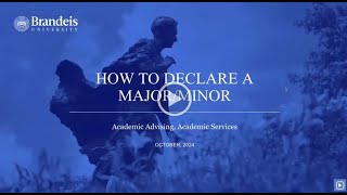 Major Declaration Video October 2024