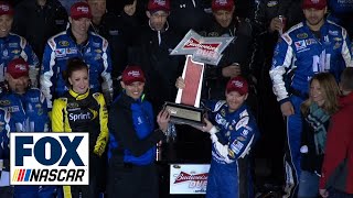 Dale Earnhardt Jr. Wins Budweiser Duel 1 - 2015 NASCAR Sprint Cup