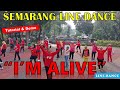 #TUTORIAL & #DEMO | #I'M #ALIVE #LINE #DANCE | #semarang #linedance | Taman Indonesia Kaya | Suroto