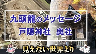 九頭龍のメッセージ　♯戸隠神社♯奥社（九頭龍編）～見えない世界より～