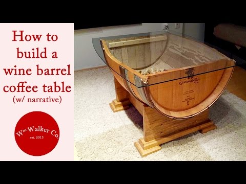 How to Make a Wine Barrel Coffee Table (w/ narrative) How to Make a Wine Barrel Coffee Table (w/ narrative)