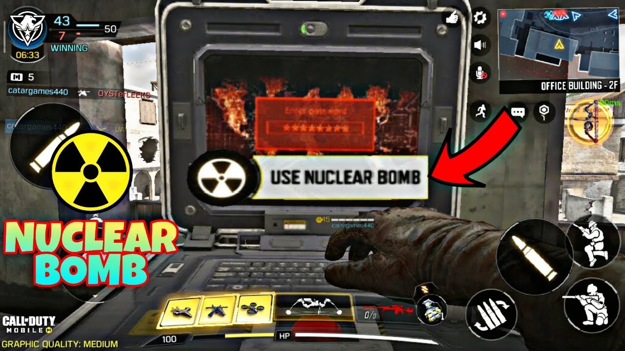 Call Of Duty Mobile Nuke Gameplay (NUCLEAR BOMB) || By Android Master ...