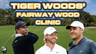 Tiger Woods' Fairway Wood Clinic With Scottie Scheffler and Tommy Fleetwood | Ta