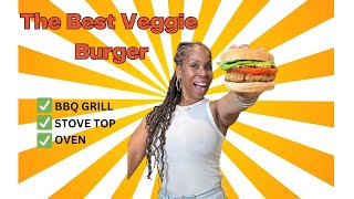 BEST Homemade Veggie Burger | Recipe - Better than store bought! | Super EZ | My Vegan Kitchen Life
