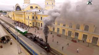 Ретропоезд на ЮЖД в честь 9 Мая