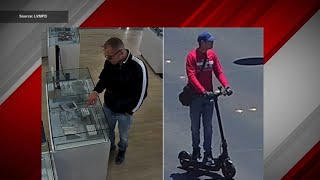 Las Vegas police searching for suspect of high-end retail theft