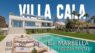 Villa Cala – Beachfront Modern Villa in Marbella East