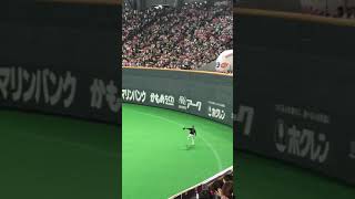 山本由伸の大遠投！