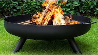 Amagabeli Fire Pit Outdoor Wood Burning Fire Bowl 30in Review, Solid, Stable, \u0026 Simple