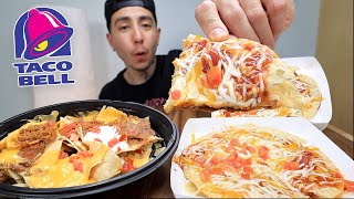 MUKBANG EATING Mexican Pizza And Nacho Bell Grande From Taco Bell