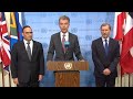 Germany, Belgium and Kuwait on Syria - Media Stakeout (19 September 2019)