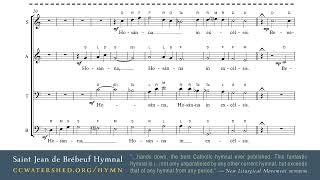 SATB Sanctus (Father Lhoumeau) based on Sanctus XIII