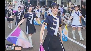 金沢ゆめ街道２０２４パレード 石川県警察音楽隊