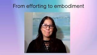1 Effort to Embodiment