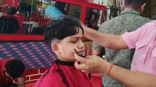 ASMR Extremely  Short Girl's Haircut|| Baby Haircut 2021 || Straight Haircut Indian barber