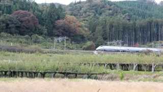 山形新幹線 庭坂大カーブ その１ 2014.10.27