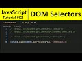 JavaScript Tutorial 3 - DOM Selectors to find HTML Elements in JavaScript