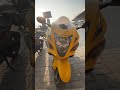 limited edition suzuki hayabusa 😍🔥 yellow hayabusa shorts