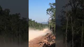 Helicóptero persigue avión narco escape pista clandestina Nicaragua.