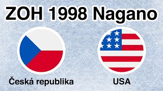 🇨🇿 ČR - 🇺🇸 USA I Čtvrtfinále I ZOH Nagano 1998