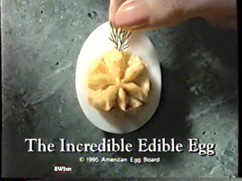 1995 American Egg Board "The Incredible Edible Egg" TV Commercial - YouTube