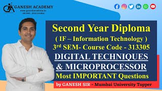 Diploma 2nd Year IF | DTM IMP Questions | by Ganesh Sir