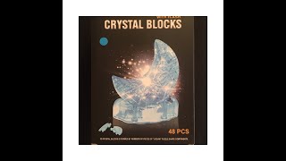 Обзор и распаковка 3D головоломки Crystal Pazzle - Луна (Кристальный Пазл)