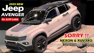 2025 UPCOMING JEEP AVENGER 4X4 SUV 🤩   मार्केट मे आग लगा देगी