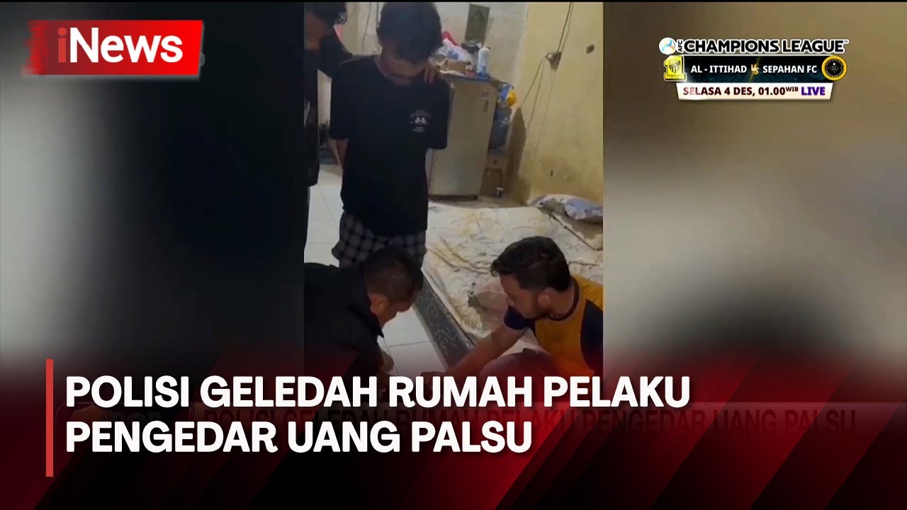 Polisi Geledah Rumah Pelaku Pengedar Uang Palsu Di Kabupaten Tangerang ...