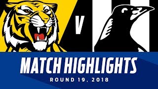 Richmond v Collingwood Highlights | Round 19, 2018 | AFL