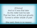 19102 Procol Harum - A Whiter Shade Of Pale Lyrics