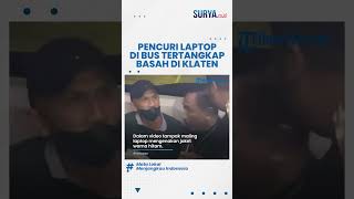 TERCIDUK! Pencuri Laptop yang Tukar Buku di Bus Tertangkap Basah Warga di Terminal Klaten