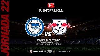 Partido Completo: FC Hertha Berlin vs RB Leipzig | Jornada 22 | Bundesliga