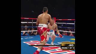 Amir Khan dropping Marcos Maidana