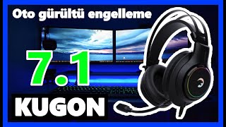 BU KULAKLIKTA OTOMATİK GÜRÜLTÜ ENGELLEYİCİ MİKROFON VAR! GAMEPOWER KUGON 7.1 RGB OYUNCU KULAKLIĞI