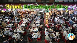 Exploring Euljiro Nogari Alley: Hidden Gem Food Tour in Seoul | Korea Travel Guide | 4K HDR