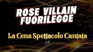 ROSE VILLAIN FUORILEGGE 🎤 Lyric Video ideale x DJ Set e 🎶Cene Spettacolo Testo Grande