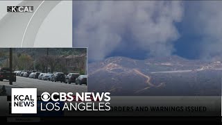 Evacuation orders and warnings issued for Hughes Fire