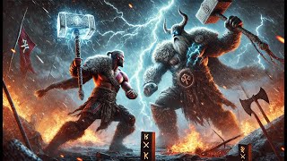 Thor vs Kratos ⚔️ | God of War Ragnarok ⚡| EPIC Showdown | #4khdr | #ps5pro #nocommentary, #godofwar