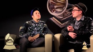 Pete Wentz & Patrick Stump of Fall Out Boy - Recording at Rubyred Recordings | GRAMMYs
