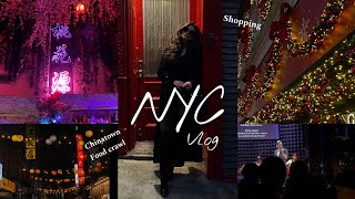 NYC Vlog |  IKEA, Shopping, Chinatown, Bar hopping, Comedy Show