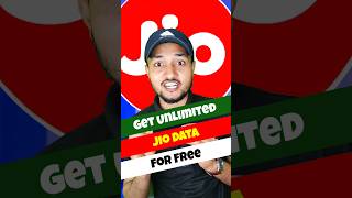 Get Unlimited Jio Data Free #shorts