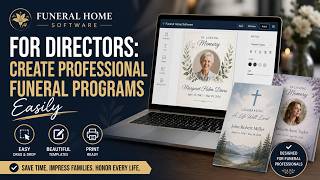 Funeral Home Software for Directors: Create Professional Funeral Programs Easily