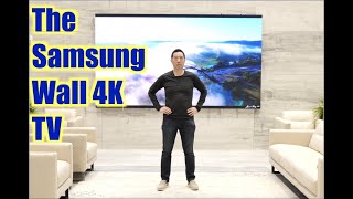 Samsung Wall 4K TV.  DIGITAL ART.