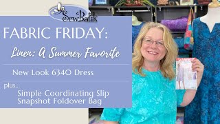 Fabric Friday  |  Batik Linen Dress, An Impromtu Slip, and a matching Purse