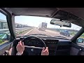 pov 1991 alfa romeo 75 2.0 twin spark acceleration