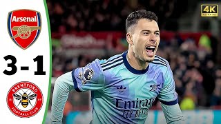 Arsenal vs Brentford 3-1 All Goals \u0026 Highlights 2024 | Brentford vs Arsenal