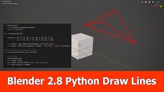 Blender 2.8 Python GPU : Draw Lines