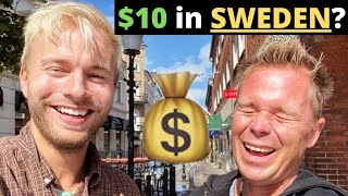 $10 IN SWEDEN! What can you get? (Surprising)